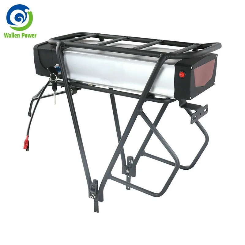 High Quality 52v 20ah Ebike Rear Rack Lithium Ion Battery 48v 20ah Lithium Battery For Electric Bicycle E Bike