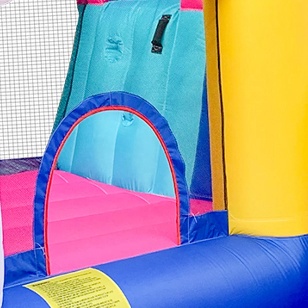 Коммерческая игровая площадка прыгающая горка батут комбо надувная ферма батут замок Единорог прыгающий домик на продажу