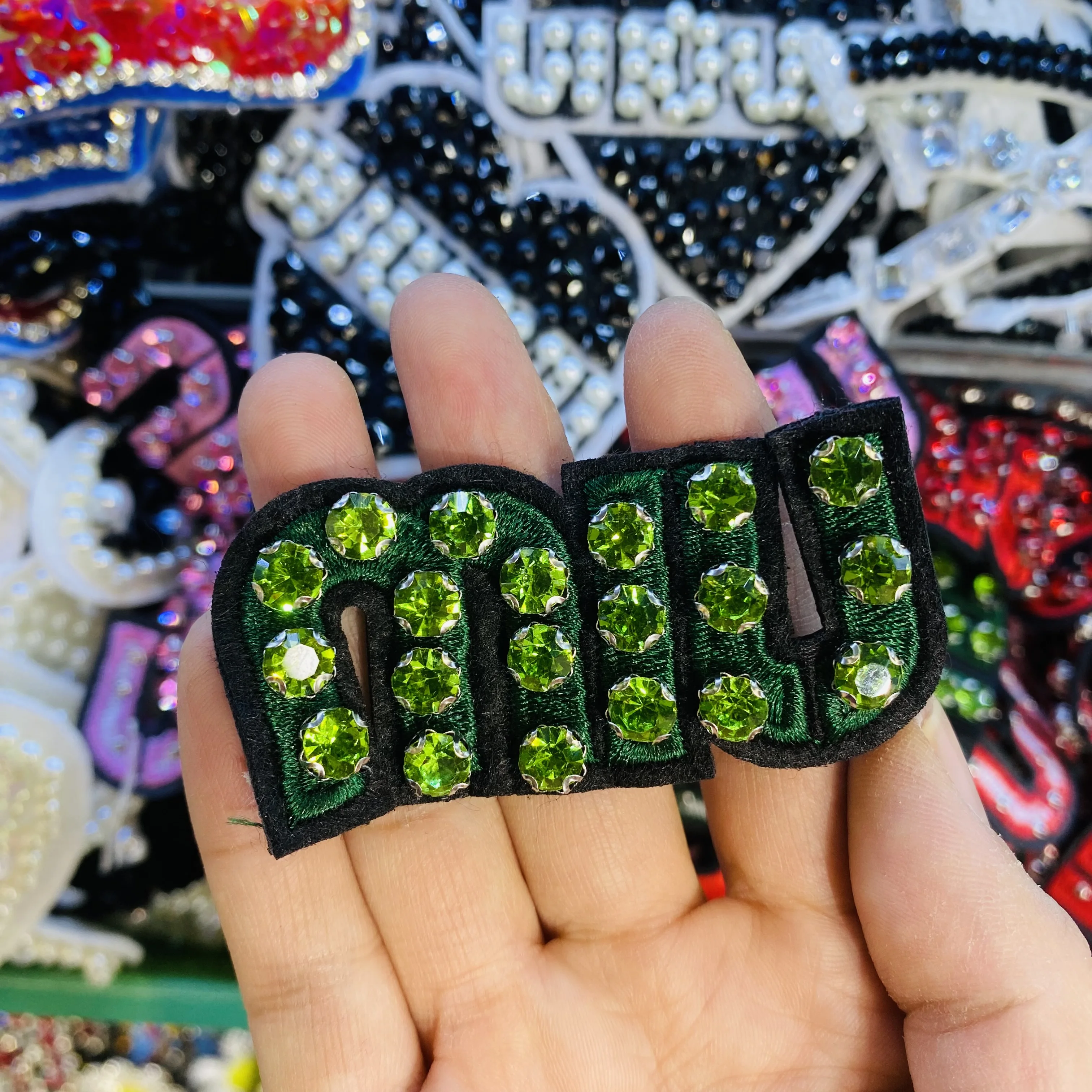 Handmade Badges and Appliques from Famous Brands Stock Logo Patches for Custom Designs