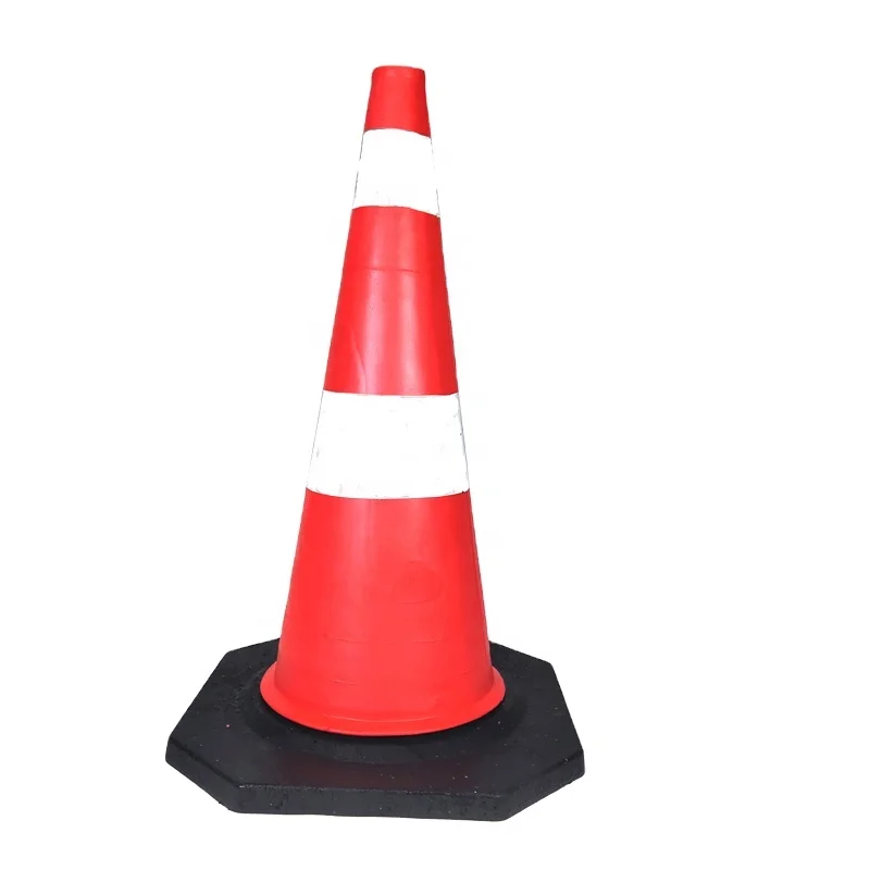 Durable Road Sign Customised Size PVC Material Lighted led Traffic Cone