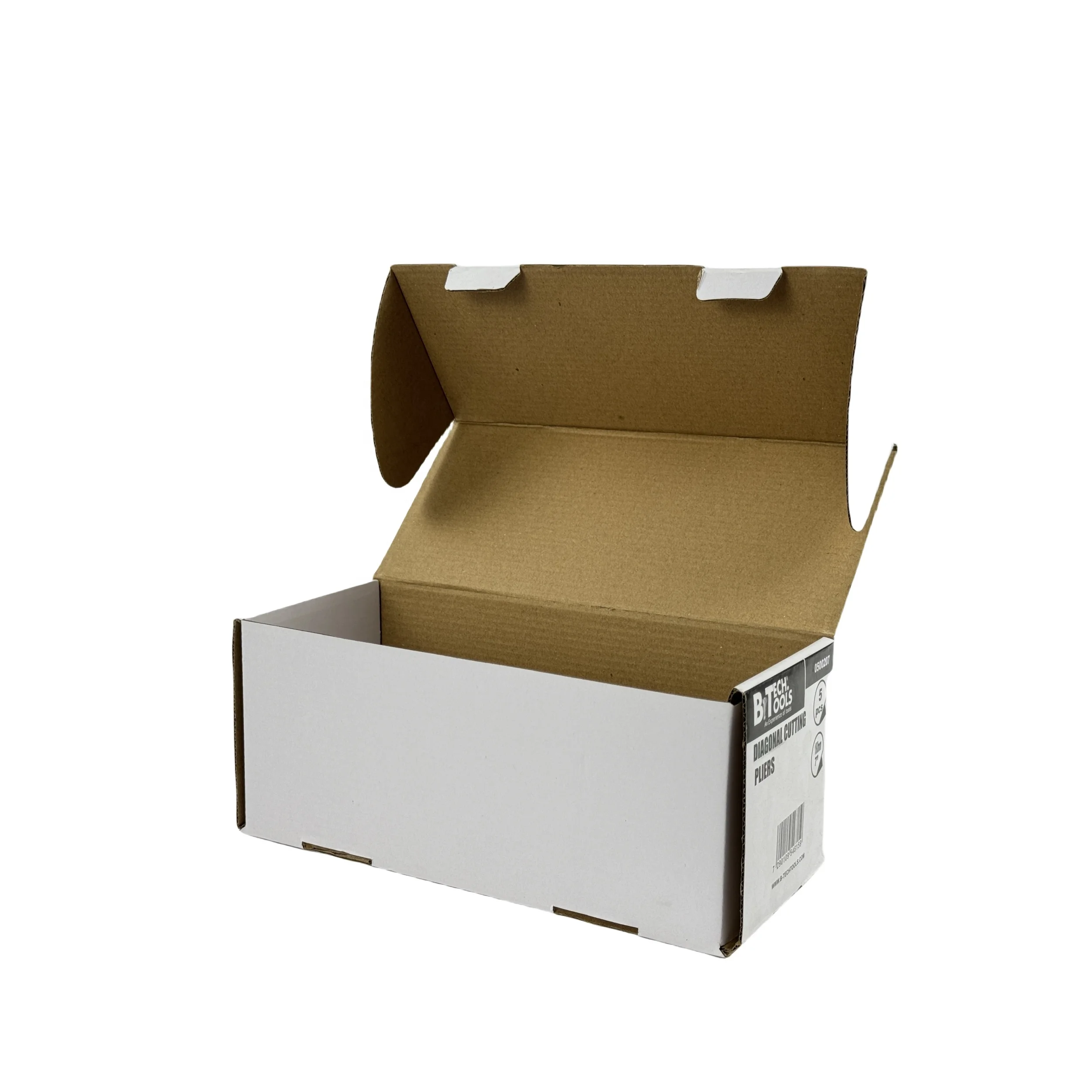 Wholesale Printing Recycled Brown And White Corrugated Custom Mailer Box Packaging Corrugated Paper Carton Box