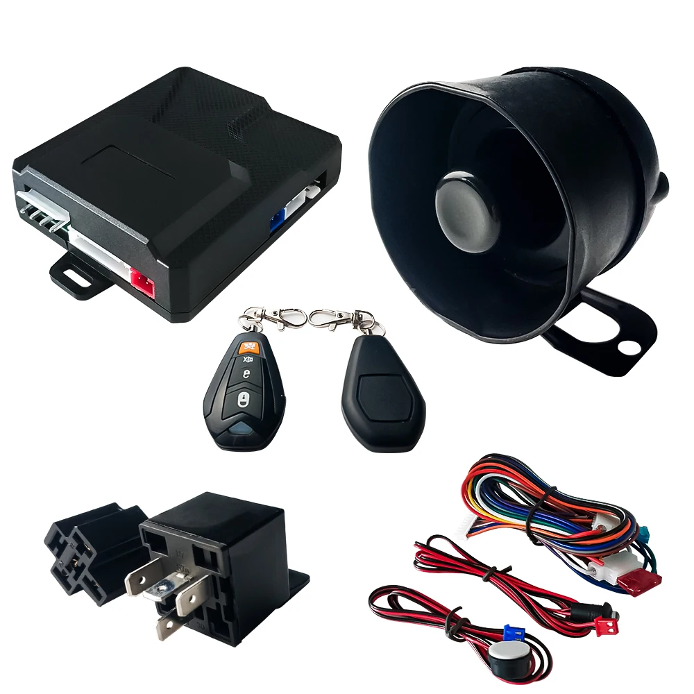 Easy to install push button start stop engine system remote start system for car alarms