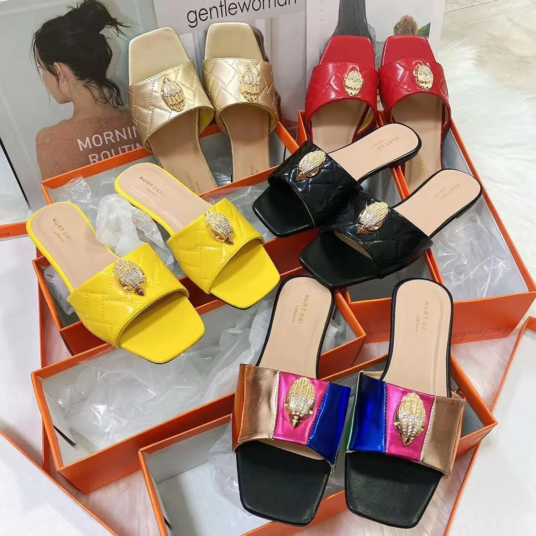 Women Shopping Large Capacity Crossbody Purse And Shoes Sandal Set Designer PU Leather Rainbow Shoulder Handbags with Slipper