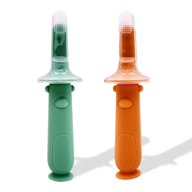 Cheap Oral Care Gum Massage Vibrating Ultrasonic Children Whitening Silicone Electric Toothbrush for kids