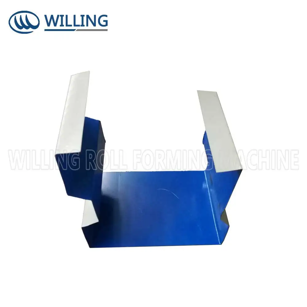 Portable Metal Water Collection Tank Steel Rain Gutter Roll Forming Machine Galvanized Downspout Elbow Pipe Gutter Makin