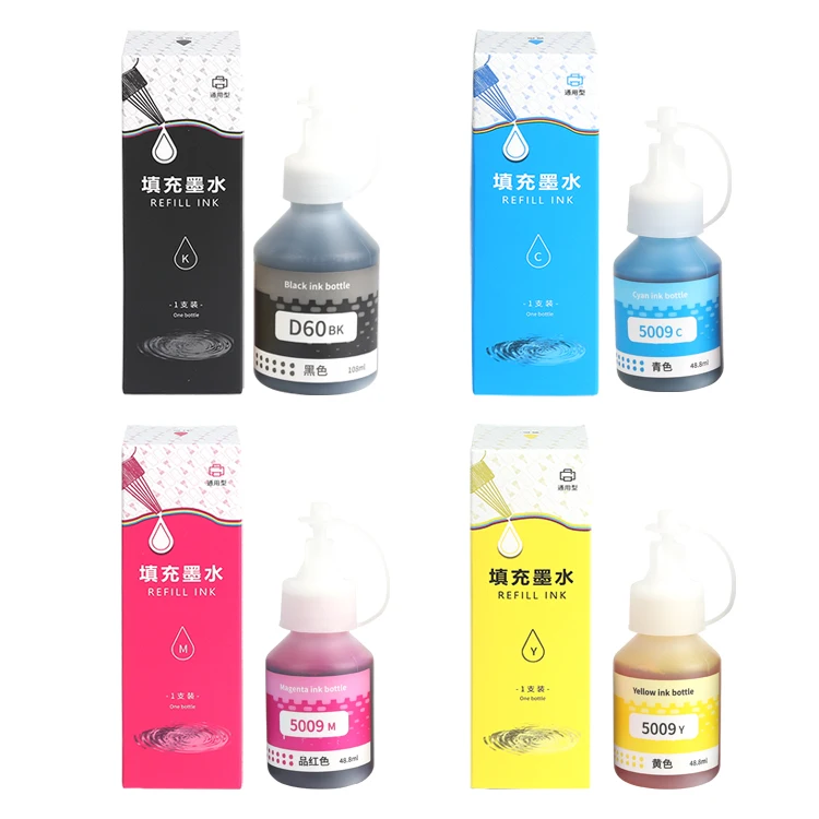Shadowbane D60 Compatible And Disperse Ink Inks For Tie Dye For Brother DCPT310 T510W T710W MFC800W Printer