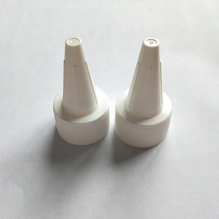 24/410 Twist-on Top Cap Plastic Nozzle Twist Top Lid Plastic Screw Sauce Bottle Cap