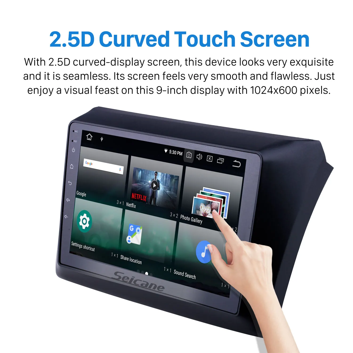 Android 11.0 9 inch GPS Navigation Radio for 2010 Fiat Stilo with HD Touchscreen Carplay  Mirror Link