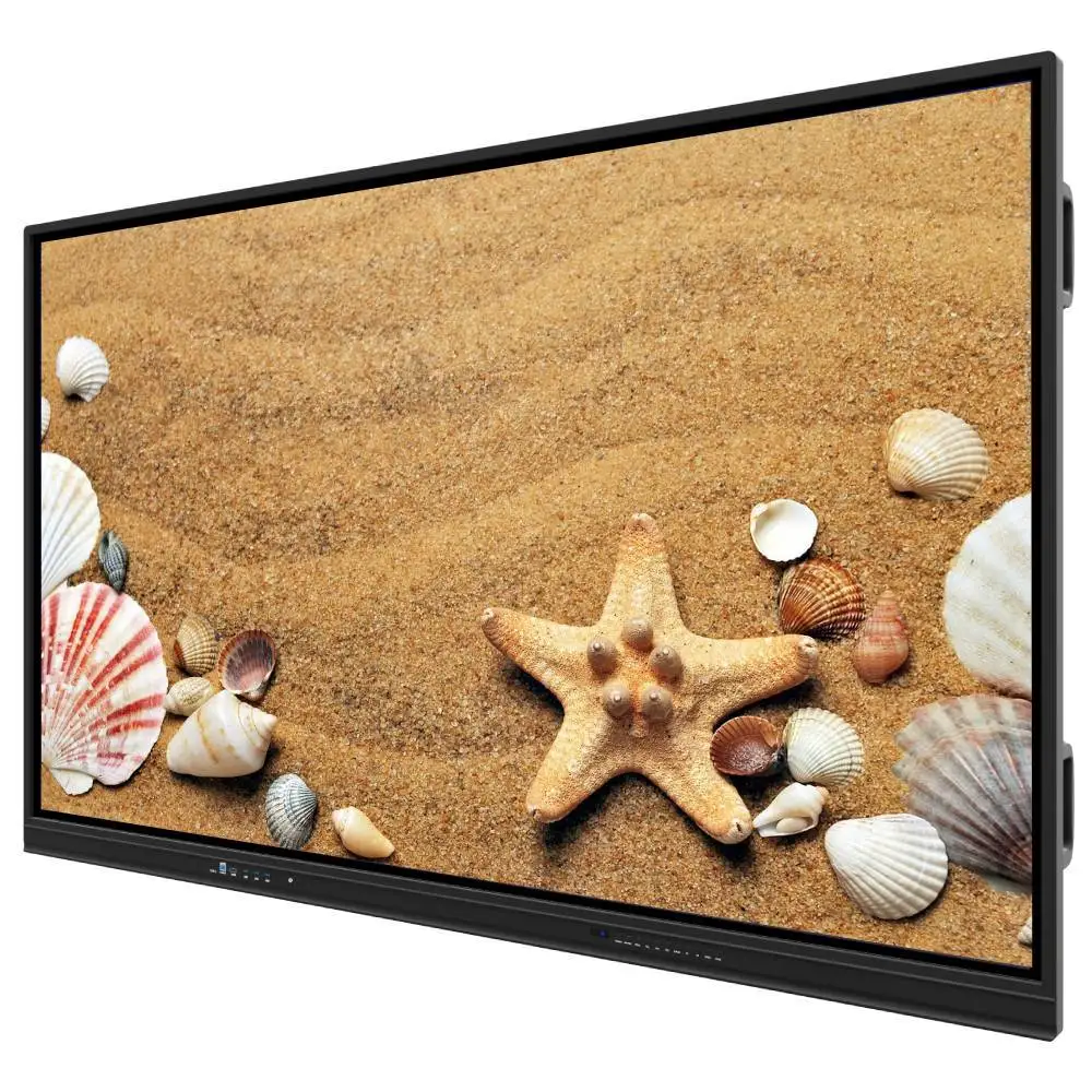 86 inch 40 points 3840*2160 4K UHD wireless digital Touchscreen whiteboard with app store for presentation learning teaching