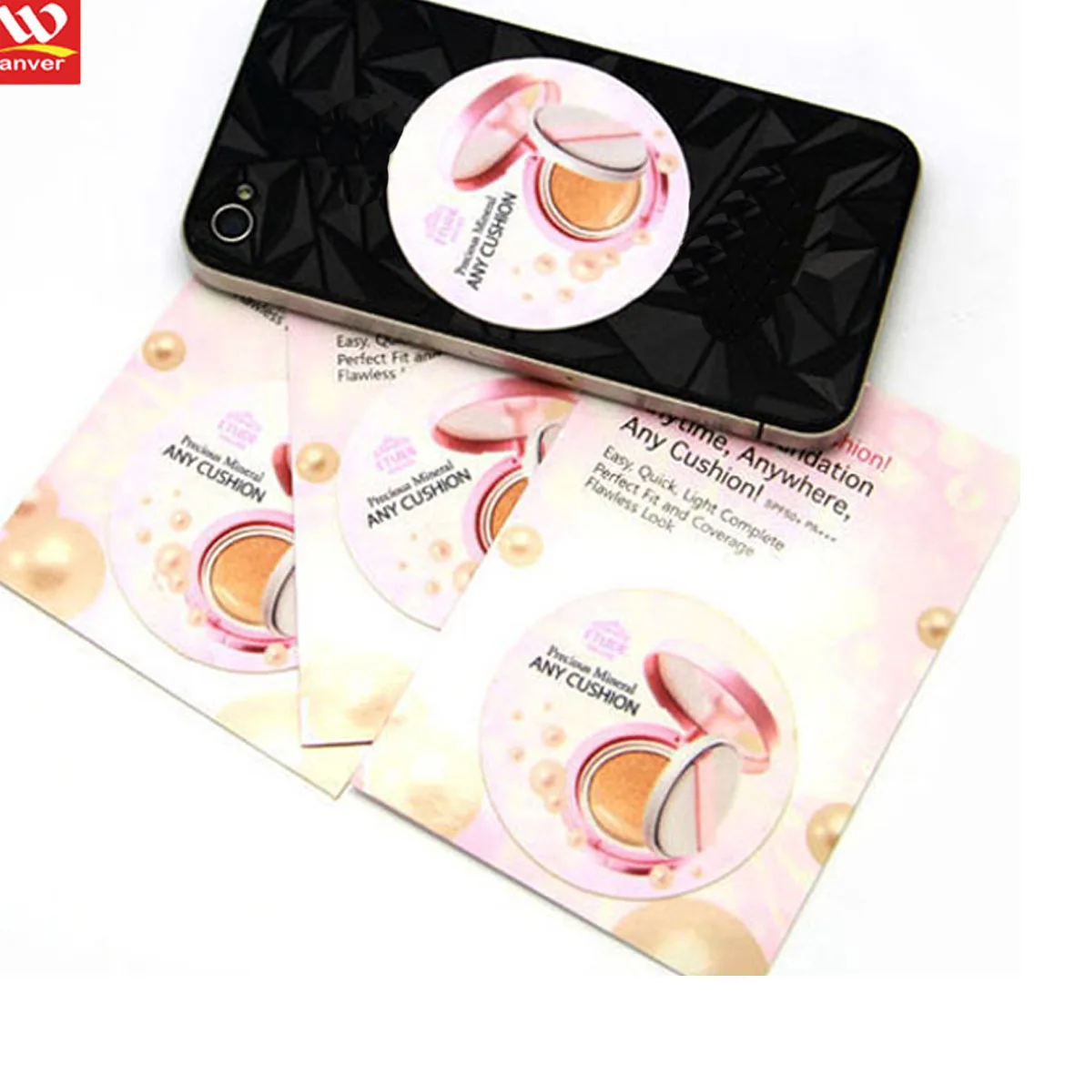 screen cleaner sticky custom mobile phone sticker microfiber sticky screen cleaner for smart phone screen