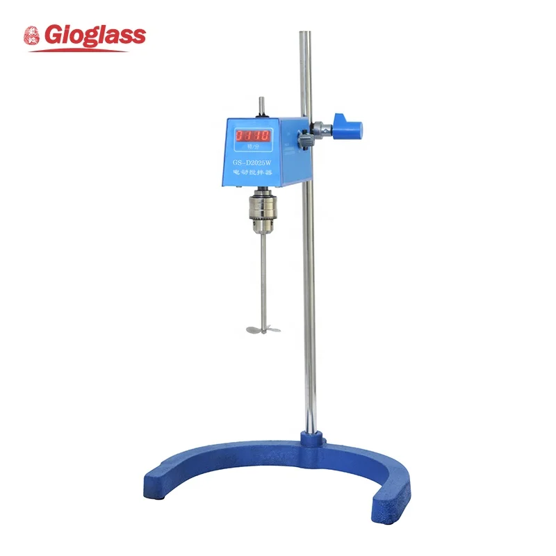 High Quality Industrial Grade lcd digital Overhead Stirrer10l-50l Laboratory Chemical Agitator Liquid  Mixer