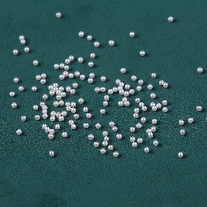 1.5-2mm Cultured Near Round Real Freshwater Loose Tiny Pearl Beads