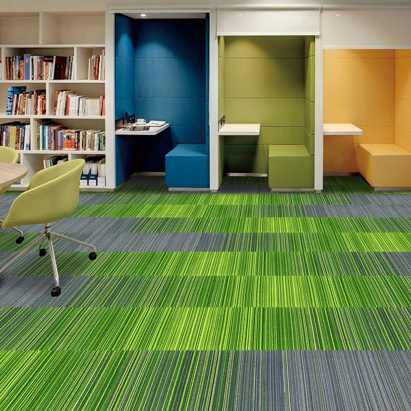 New Arrival Machine Tufted Office Luxury Waterproof Square Carpet for Sale