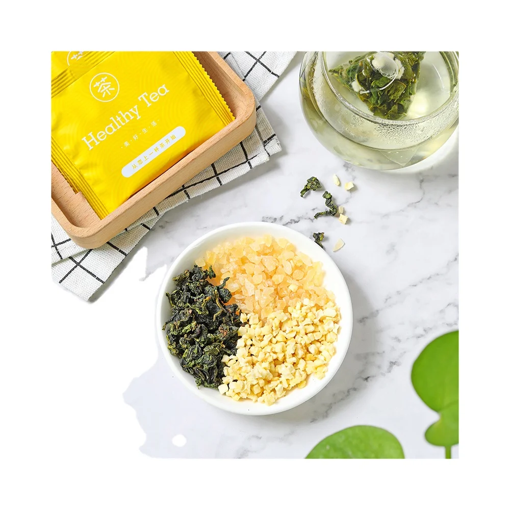 OEM Service Flat Tummy Tea White Peach Oolong Tea Flavor Blended Tea