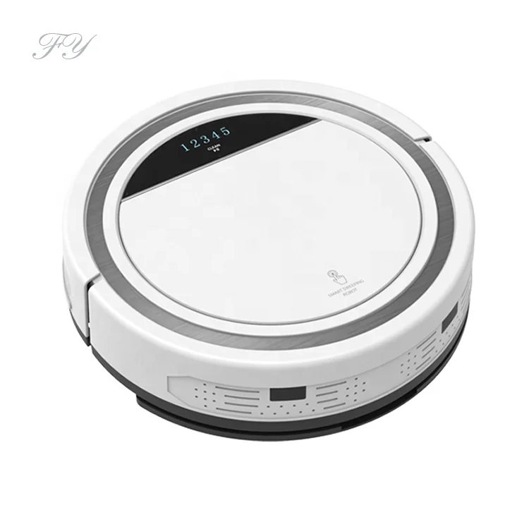 New Design High-End Automatic Cleaning Robot Indoor 2000Pa Wet And Dry Mopping Electric Robot Vacuums USB washing robot cleaner