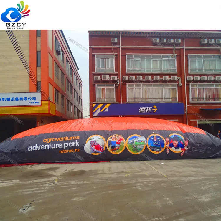 Гигантская надувная воздушная подушка из ПВХ для bmx
