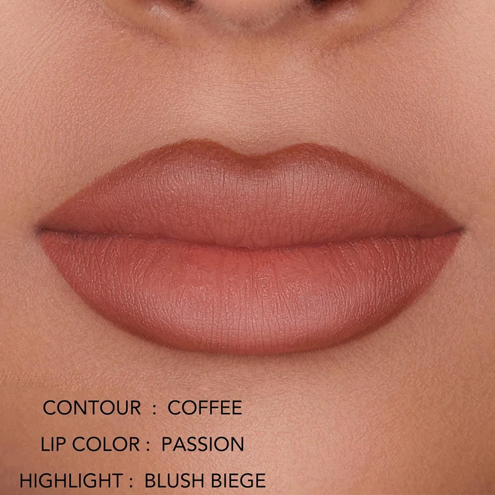 Wholesale All in One High Quality Vegan Waterproof Lip Liner Supplier Private Label Brown Mineral Cream Lip Liner with Logo