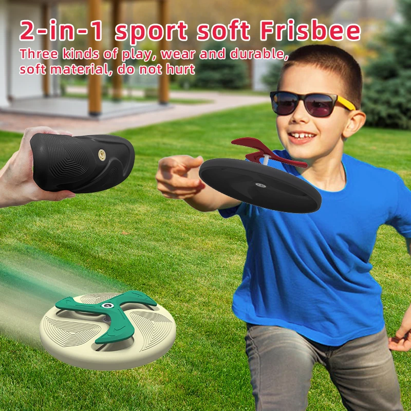 Dog flying disc games Custom Logo Sports Soft Plastic Outdoor Children And Adults Camping Games Summer Beach Sports Toys