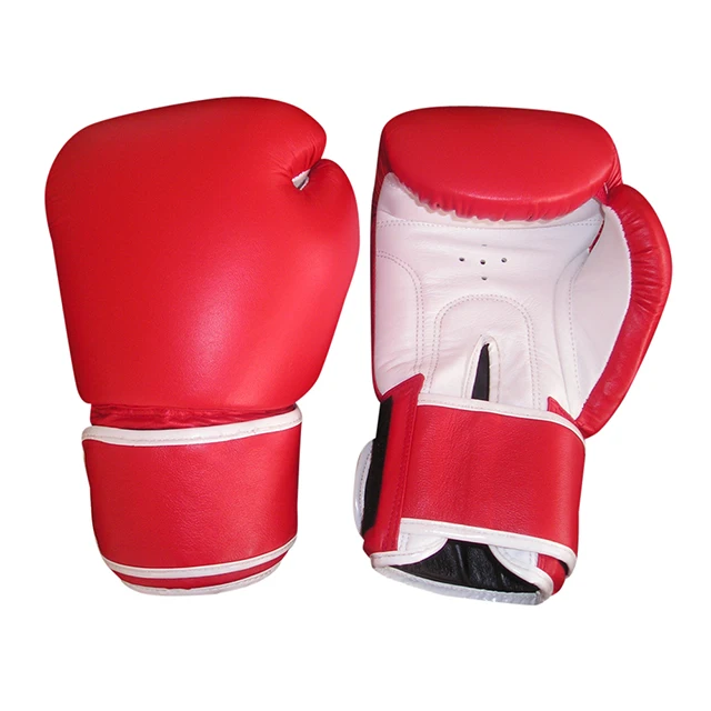 Горячие продажи победитель боксерские перчатки кожаные