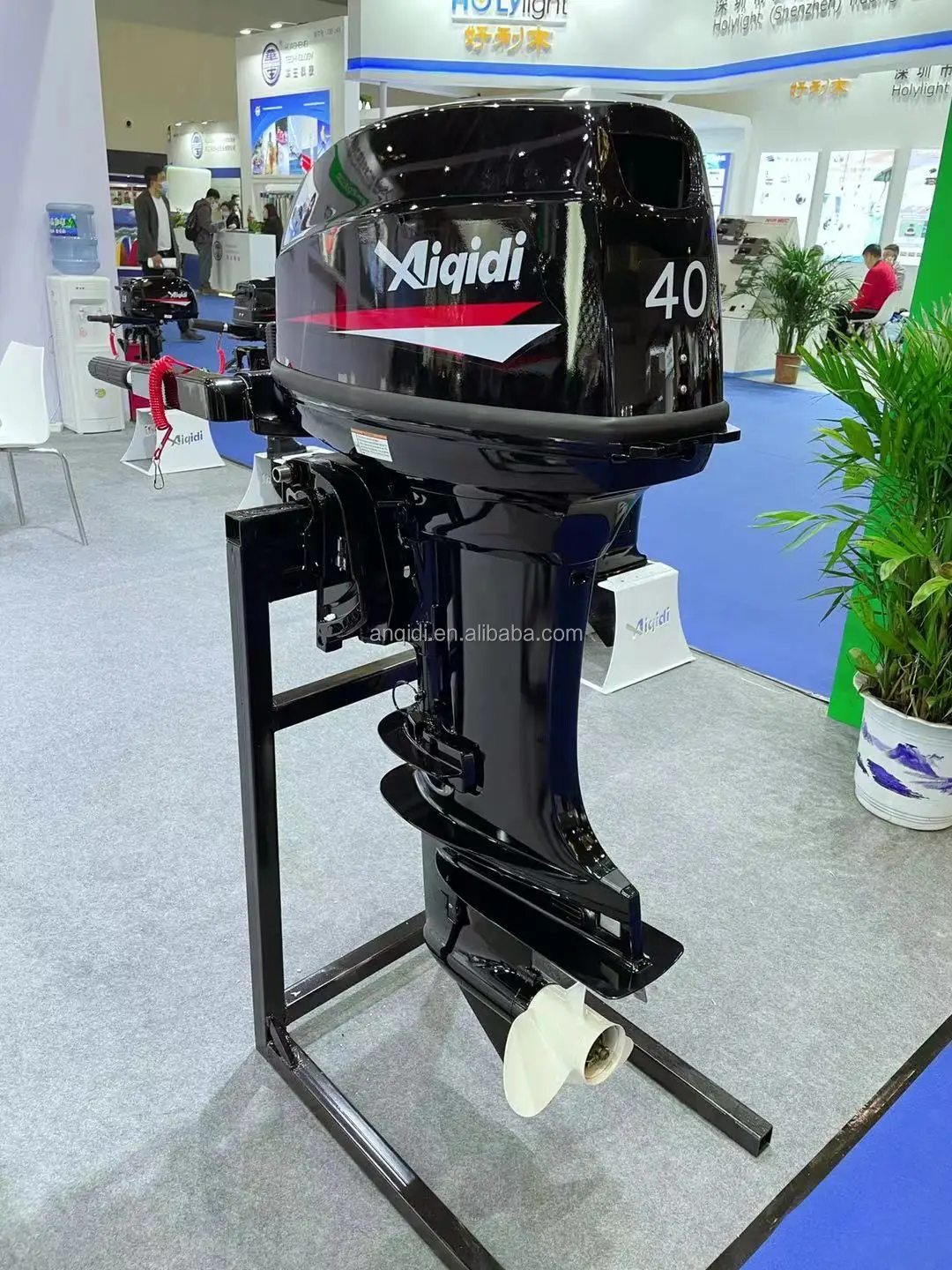 AIQIDI 40hp 2 stroke outboard motor with electric start,tiller control popular boat motor Outboard Marine Motor
