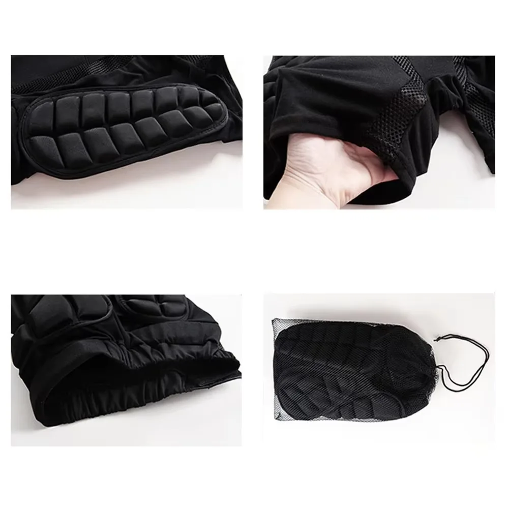 Ski Snowboarding Protective Gear Armor Unisex Sports Gear Short Protective Hip Butt Pad Ski Skate Bottom Padded Shorts
