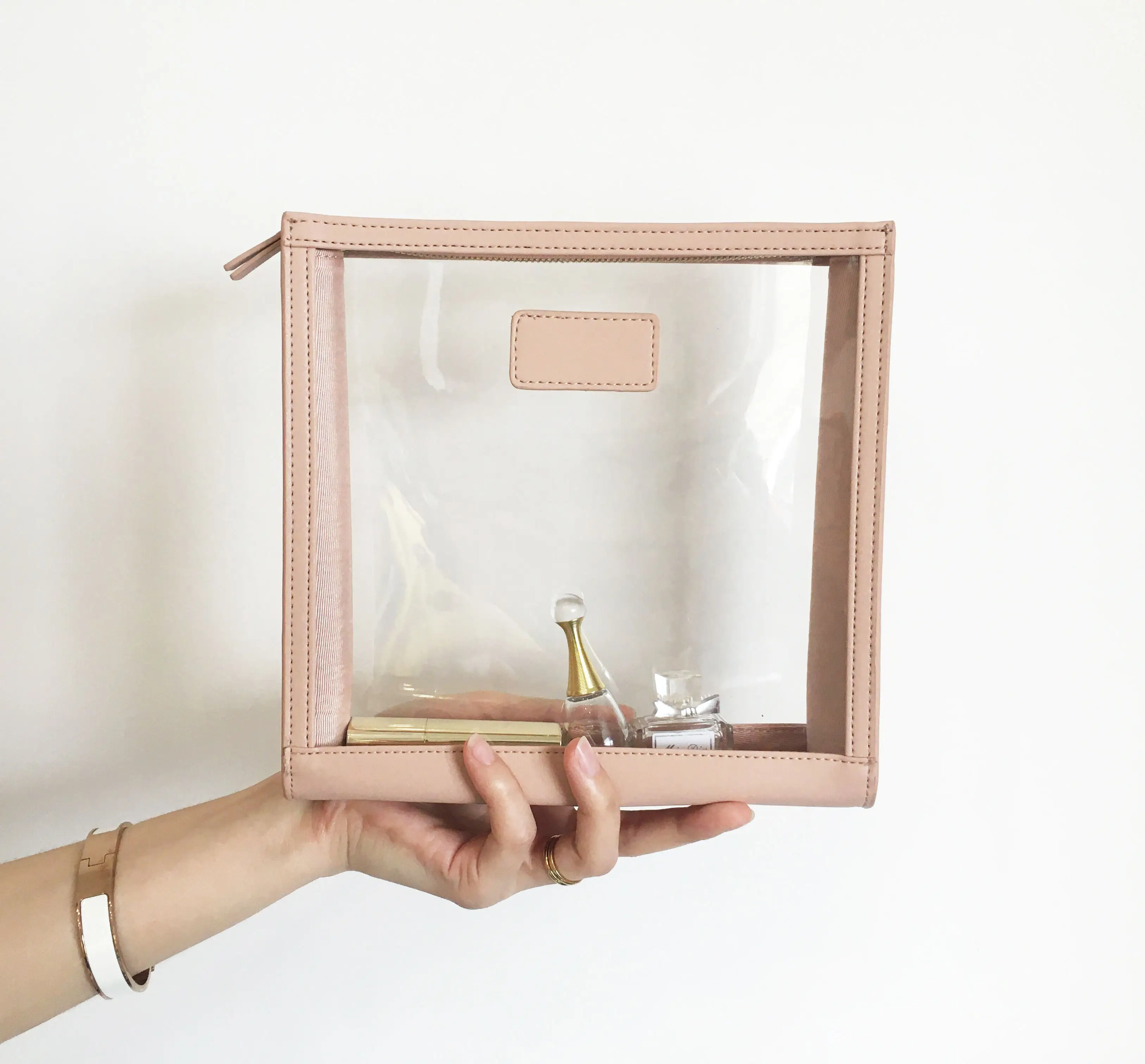 Personalized Custom Logo PVC Clear Zipper Tpu Makeup Bag Storage Crocodile pattern Clutch Cosmetic Bag For Travel Toiletry