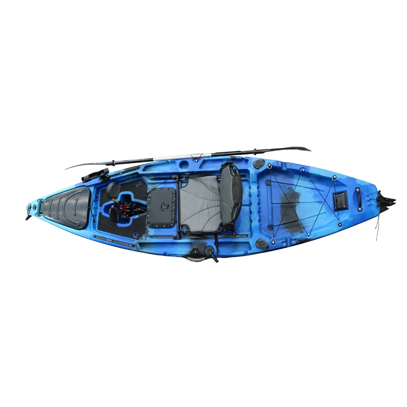 Cheap One Person 3.05m Kayak With Accessories Pedal System Fishing Sit On Top Kayak
