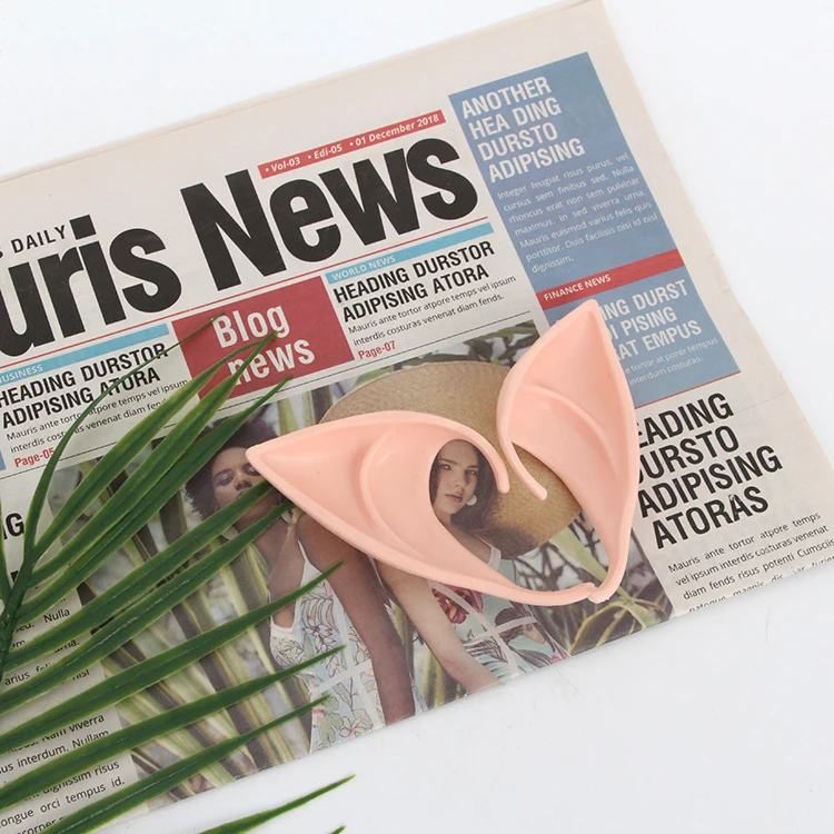 Plastic Elf Ears Gift Simulation Fairy Earrings Cartoon Cosplay Makeup Accessories