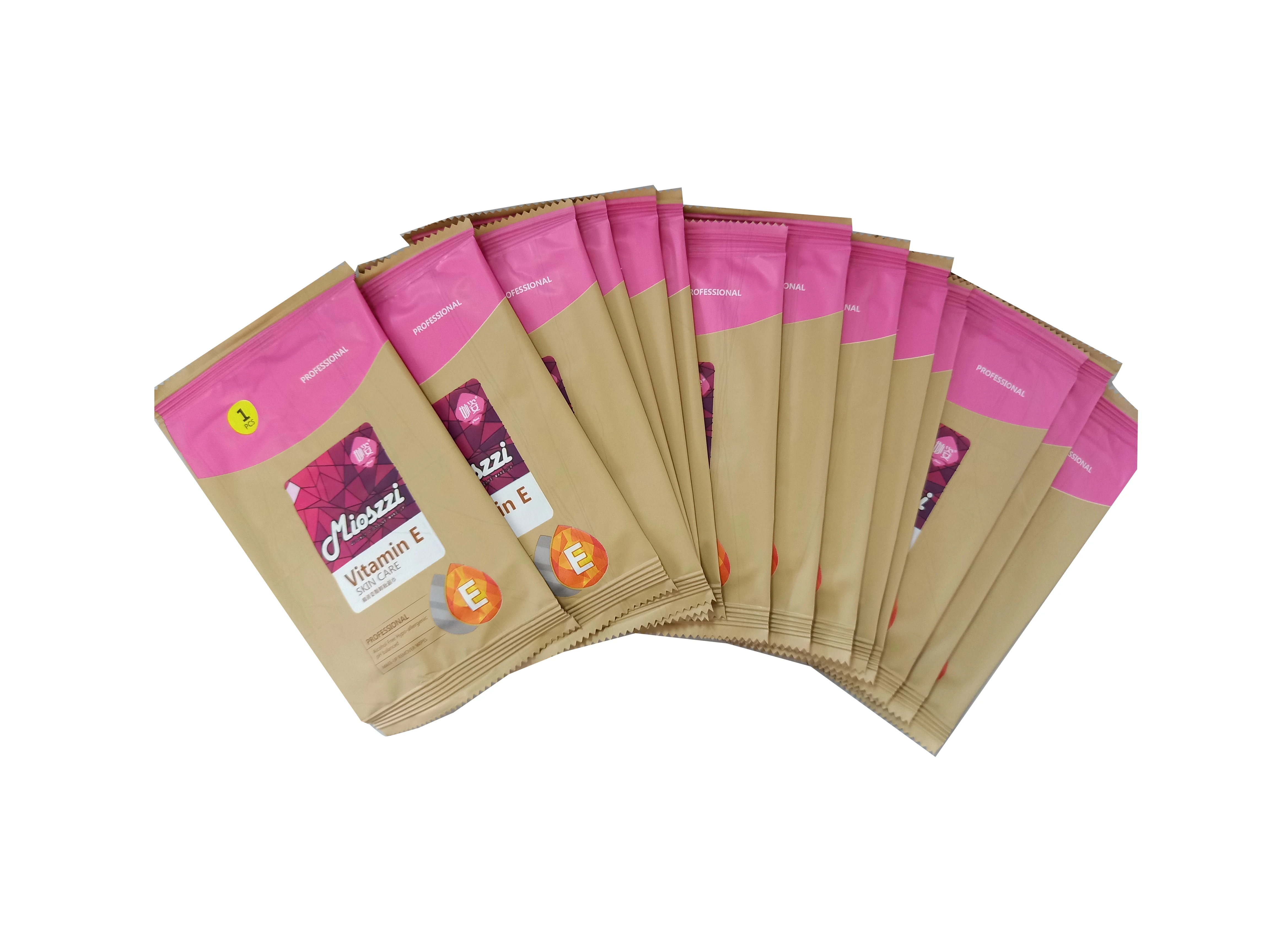 Custom Individual Pack Makeup Remover Wipe Private Label Organic Remover Hair Removal Wet Wipes