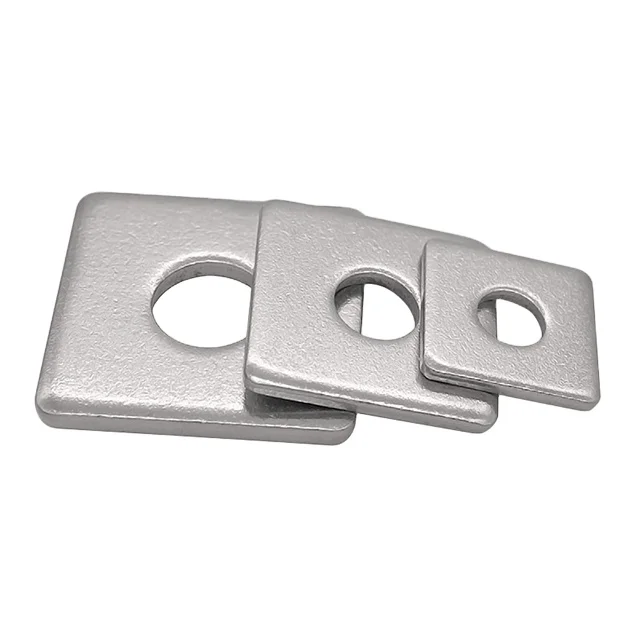 China Custom Aluminum Copper Brass Metal Washers Flat Square Washers