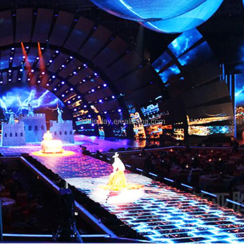 Cool effect Led Video Floor Screen innovation 2020 P4.81 P3.91 P6.25 P5.95 interactive led Game interaction stage Floor Screen