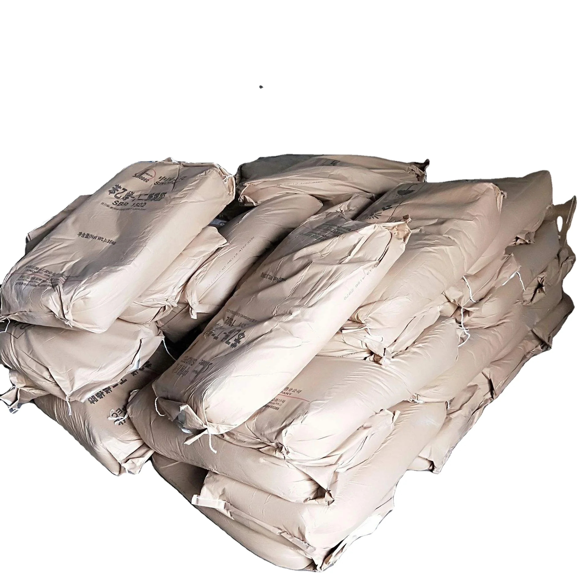 China Manufacturer hot sale  SBR1502 Styrene Butadiene Rubber Environmental Industry Grade 1502E