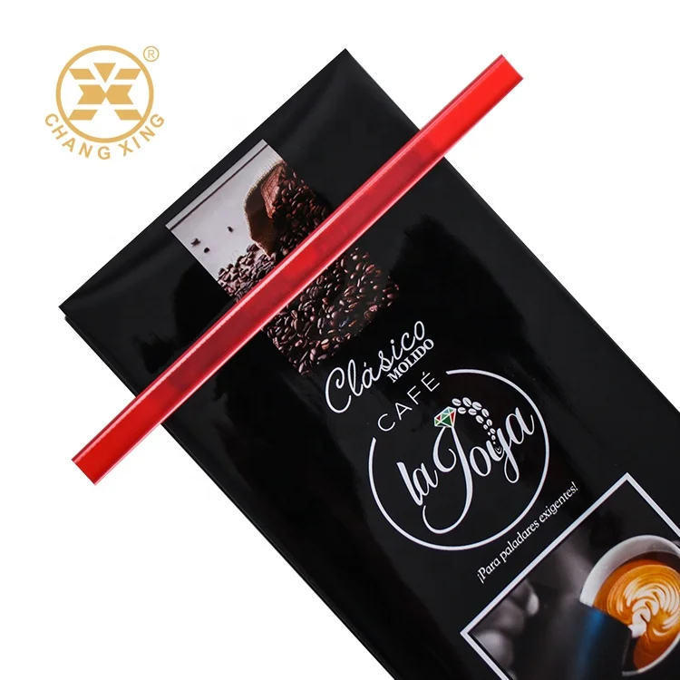 Custom printing biodegradable compostable pla side gusset coffee bags with tin tie