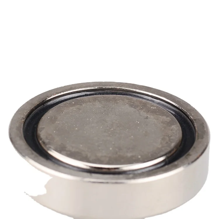 High Temperature Resistance Magnetic Ferrit Pot Ceramic Round Base Magnet