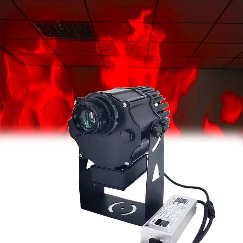 100W 200W 300W IP65 dynamic flame projection lamp advertising lamp logo projection lamp