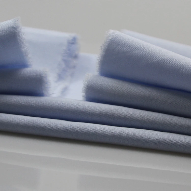 Exported good quality linen blend fabric linen fabric for dress linen fabric wholesale