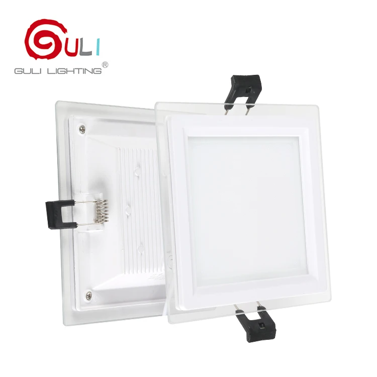 Hotel Indoor Aluminum Body Glass Panel Light 2.5 Inch 5w Led Glass Downlight
