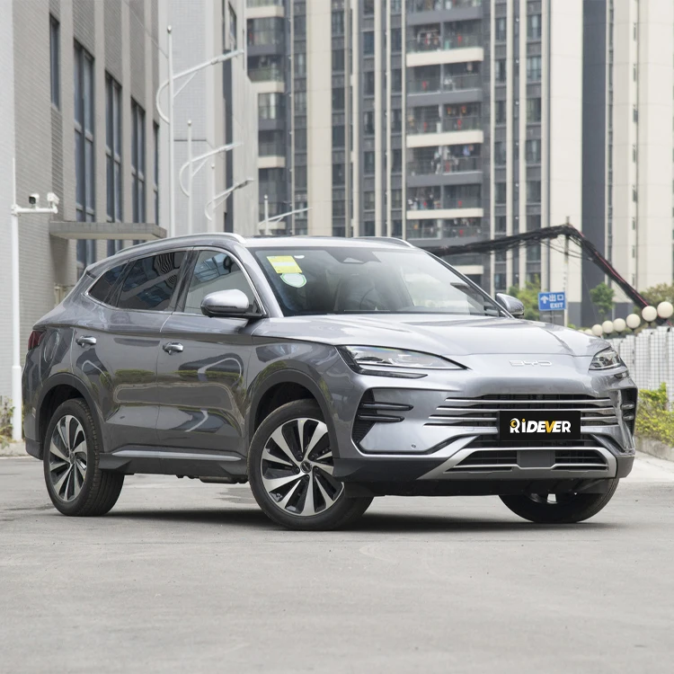 High Speed Electric Car Song Plus Upgrade Dmi 150km Long Range Life Hybrid 5 Seats SUV New Auto Car Made in China Stock EV Car