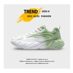 2022 New Arrival walking shoes Summer Couple Breathable Chunky Fashion Sneakers Men Casual Shoes