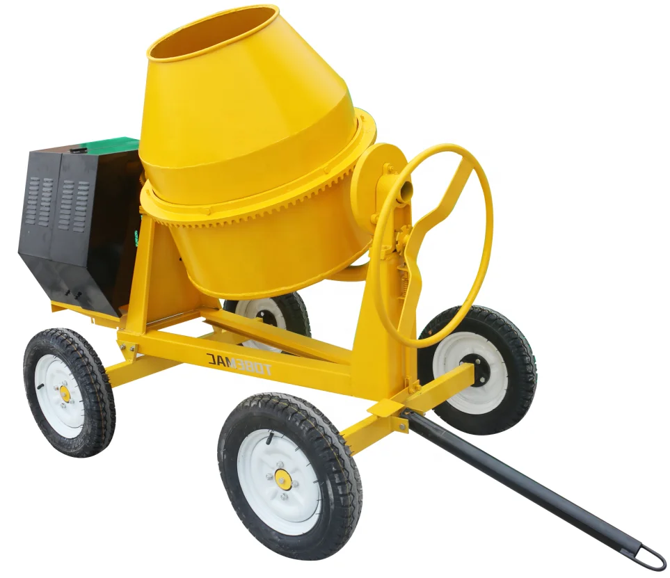 Portable Diesel or Electric CM350-4 Concrete Mixer