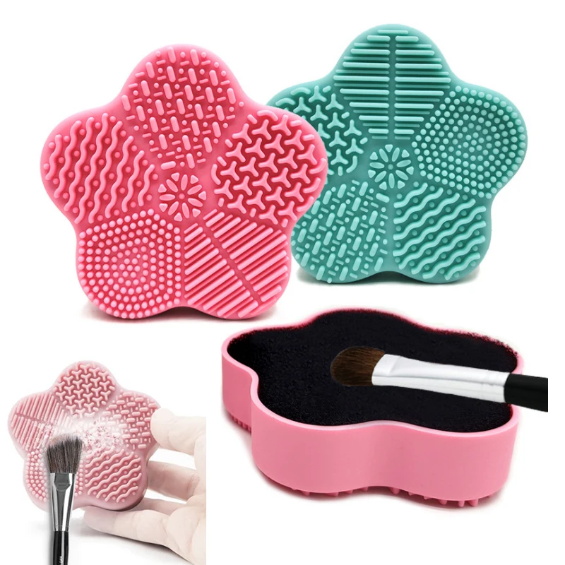 
Flower design Silicone Makeup Brush Cleaning Mat,silicone cleansing brush,silicone makeup brush 