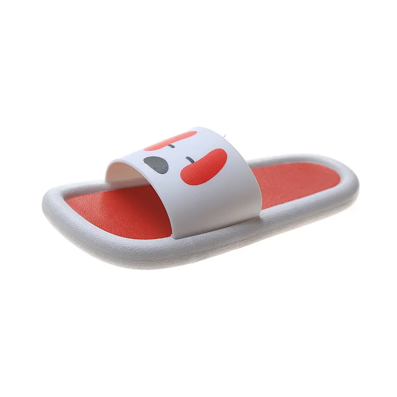 
1E0167 Child Beach Flip Flop Custom Logo Little Boy Girl Kid Pvc Slide Slipper 