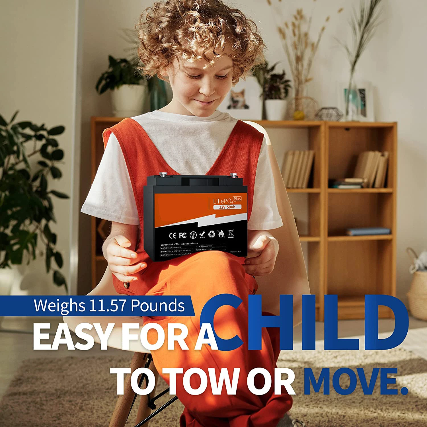 4000+ Cycles 12V 24V 48V/50Ah 100Ah 200Ah Lithium LiFePO4 Battery for Boat, Marine, Trolling motor, Camping, etc