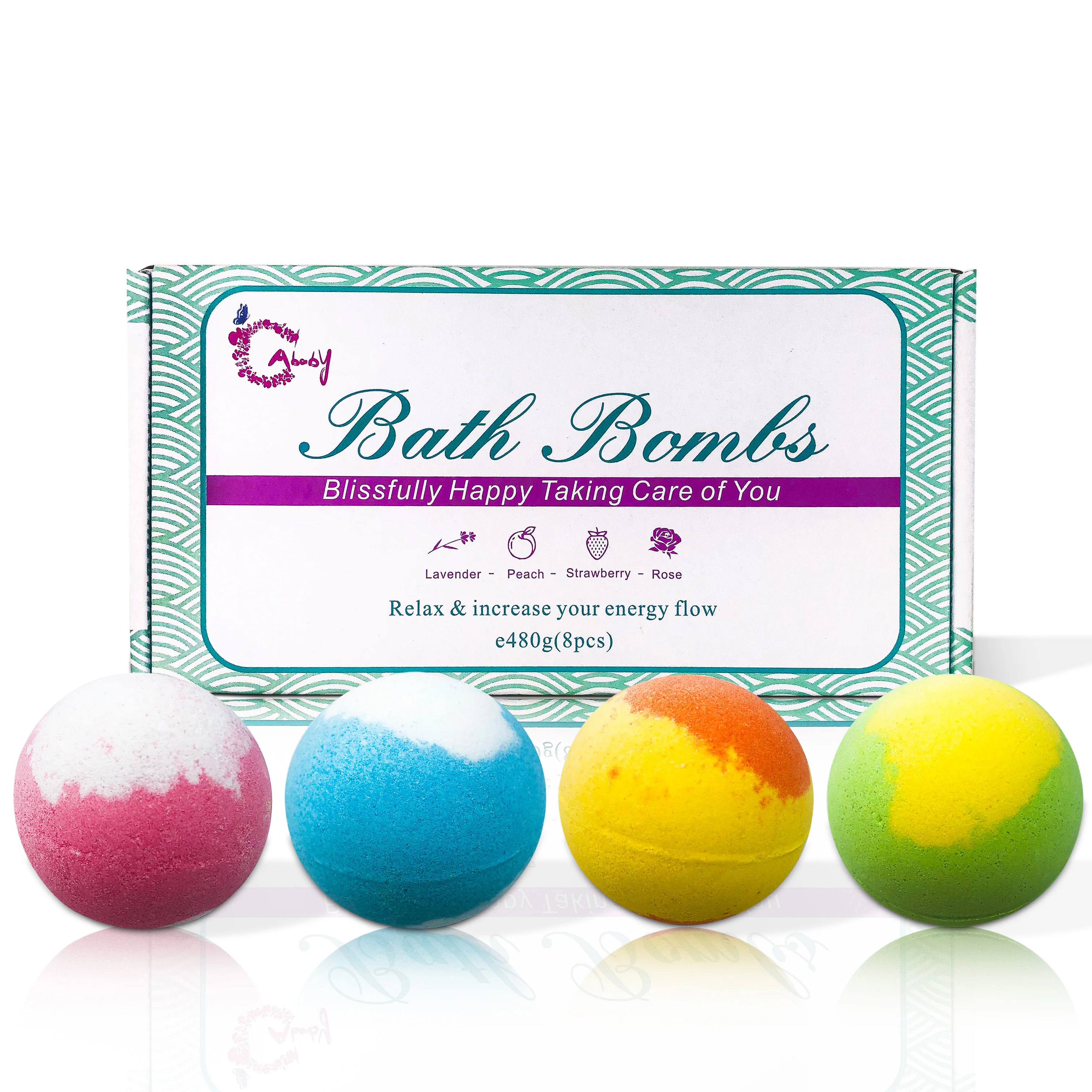 Essential oil Ready to ship 60g Bath Bomb Colorful Round Shape Rich Bubble Birthday Valentines Christmas Gifts for Women