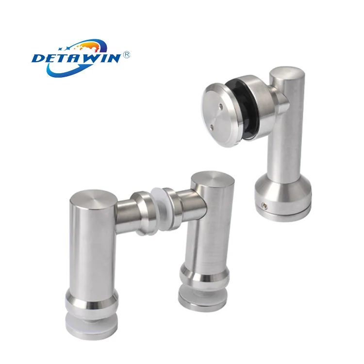Wall To Glass 304 Stainless Steel 90 Degree Single Point Fixed Fitting Glass Wall Connector