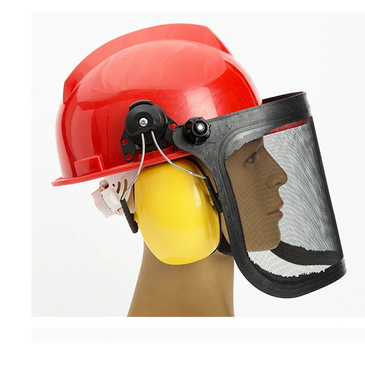 Gardening guard mowing face guard iron wire anti dust sawdust chain saw garden iron mesh protective equipment shield