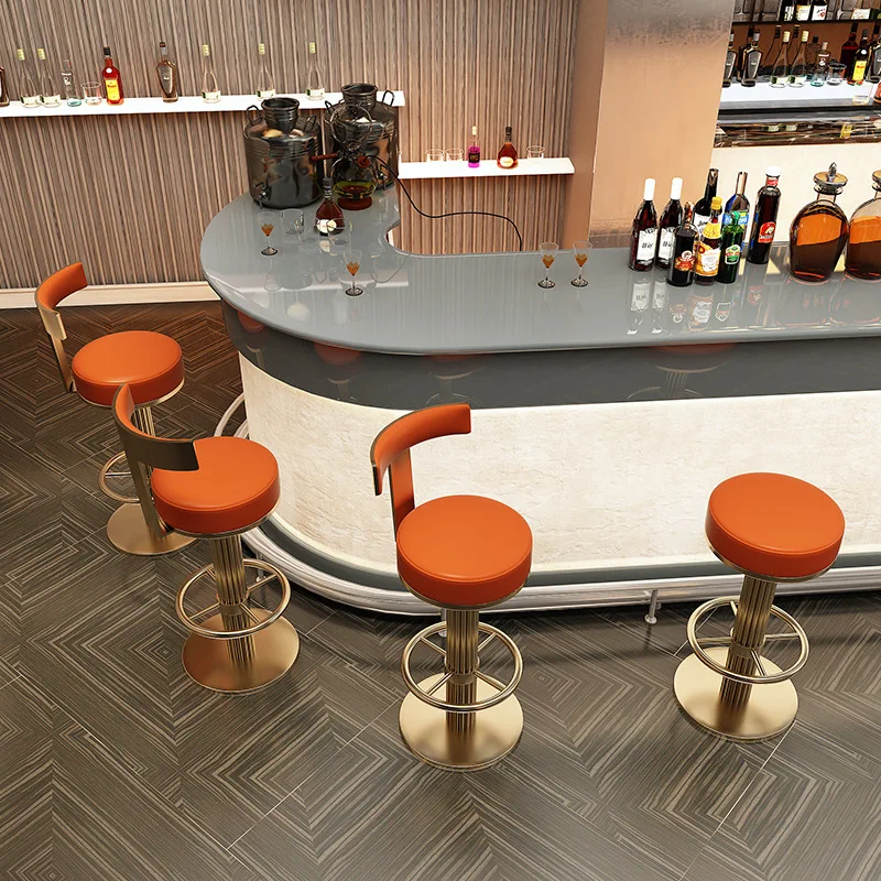 Бесплатный образец, поворотный стоячий стул, барный высокий стул, металлический барный стул