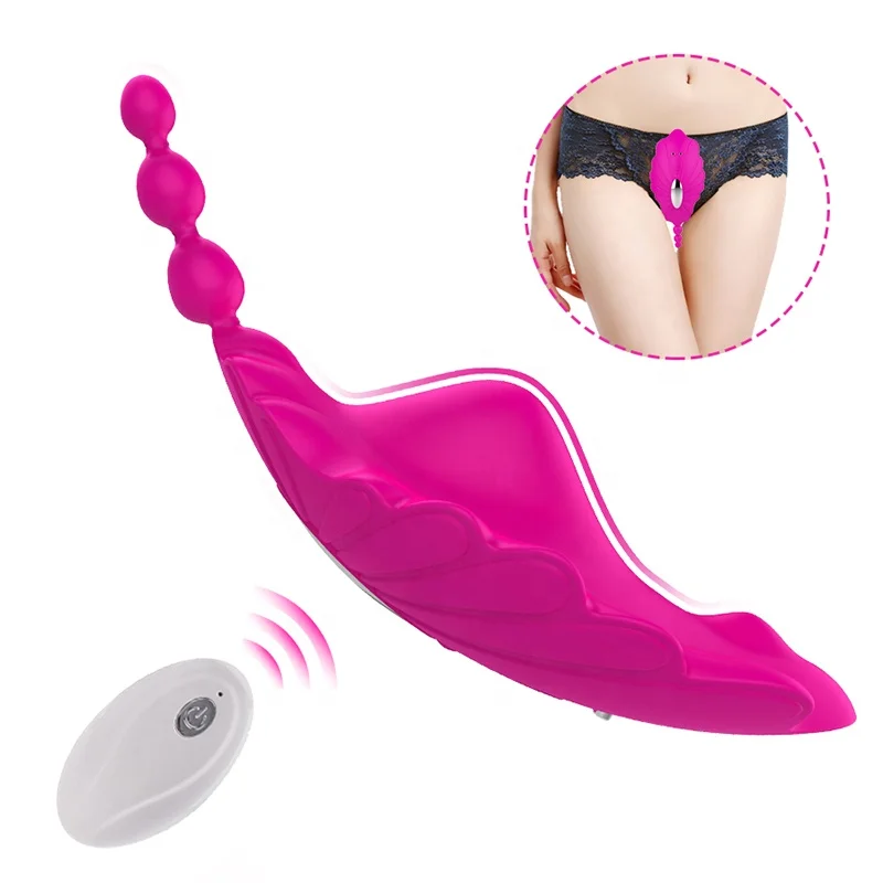 Butterfly Panties Underwear Vibrator Wireless Remote Silicone Anal Plug Sex Toys for Women Couples Flirt Sex Product Shop