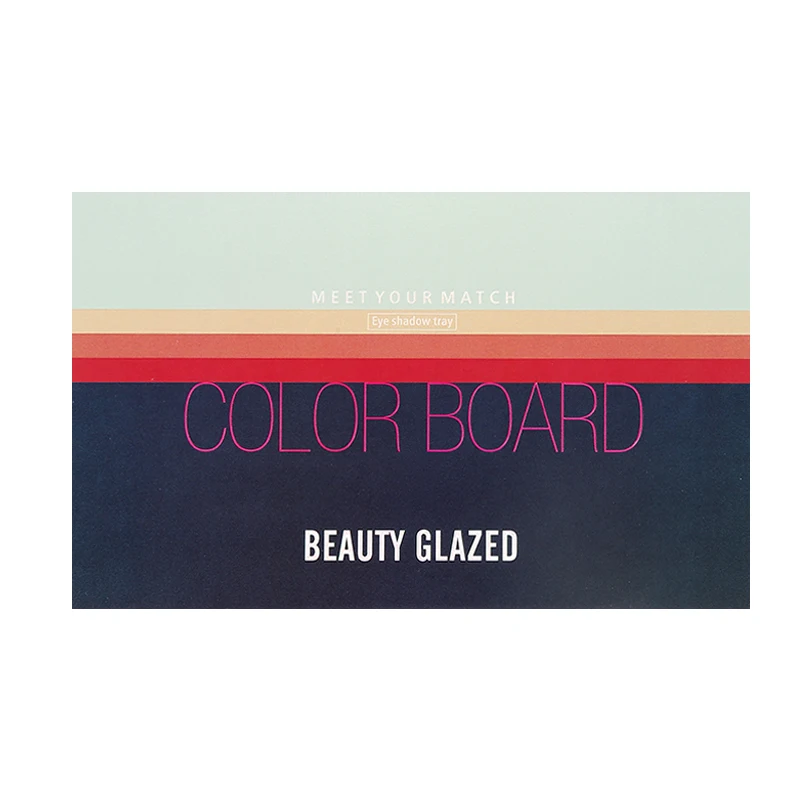  Палетка теней Beauty Glazed для макияжа глазурованная тени век матовые с блестящими пигментами Смоки водостойкая косметика 60