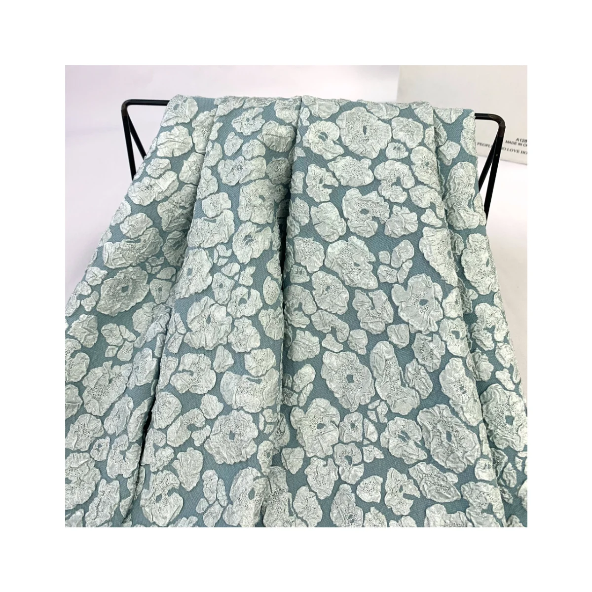 Factory wholesale stretch brocade jacquard fabric embossed jacquard stone cloud fabric for clothing